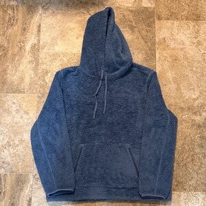 Like New Vineyard Vines Blue Sherpa Hoodie | Sz L
